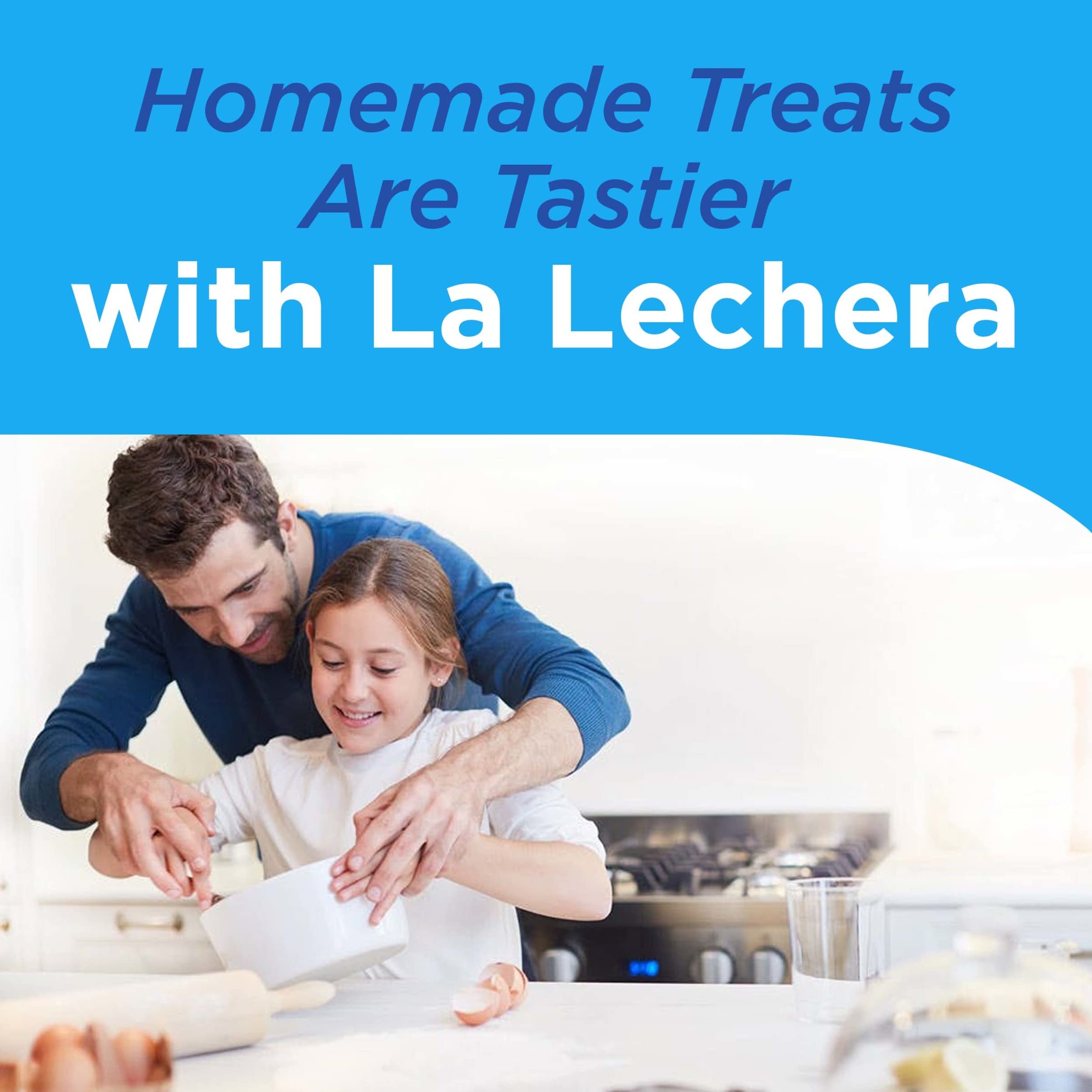 Nestlé La Lechera pancakes with drizzle for quick sweetness