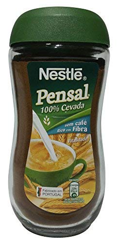Nestle Pensal decaf instant barley coffee cup, a caffeine-free option for evenings.