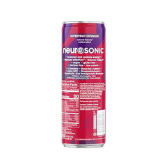 Neuro Sonic glass pour showing a refreshing, lightly carbonated beverage experience.