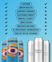 Neutonic 120mg caffeine boost image conveys sustained energy without jitters.