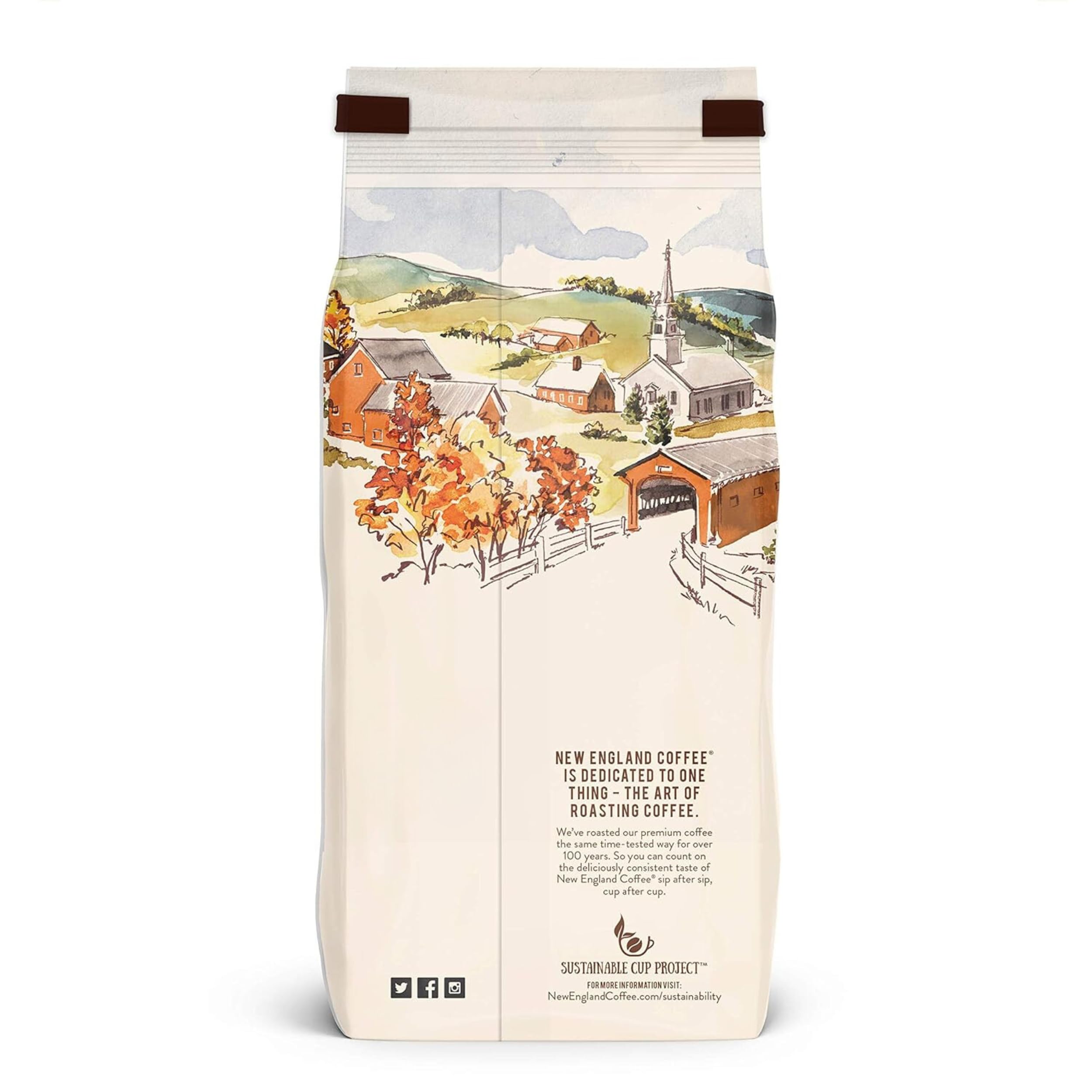 New England Coffee 11oz bag pack for convenient home brewing.