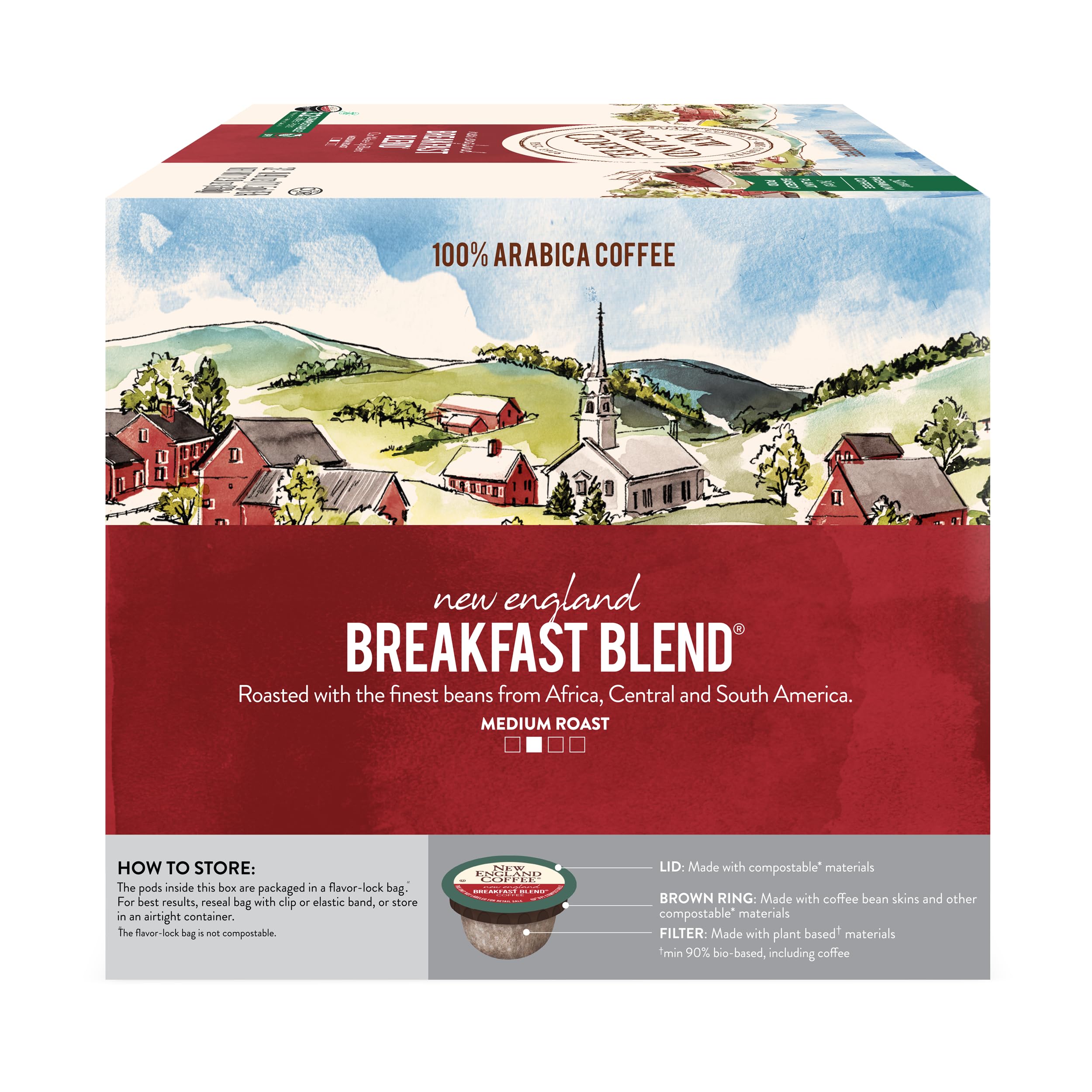 A morning cup of New England Breakfast Blend energizes your day.