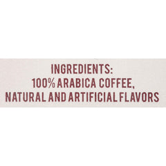 New England Coffee Caramel Macchiato with caramel swirl in cup