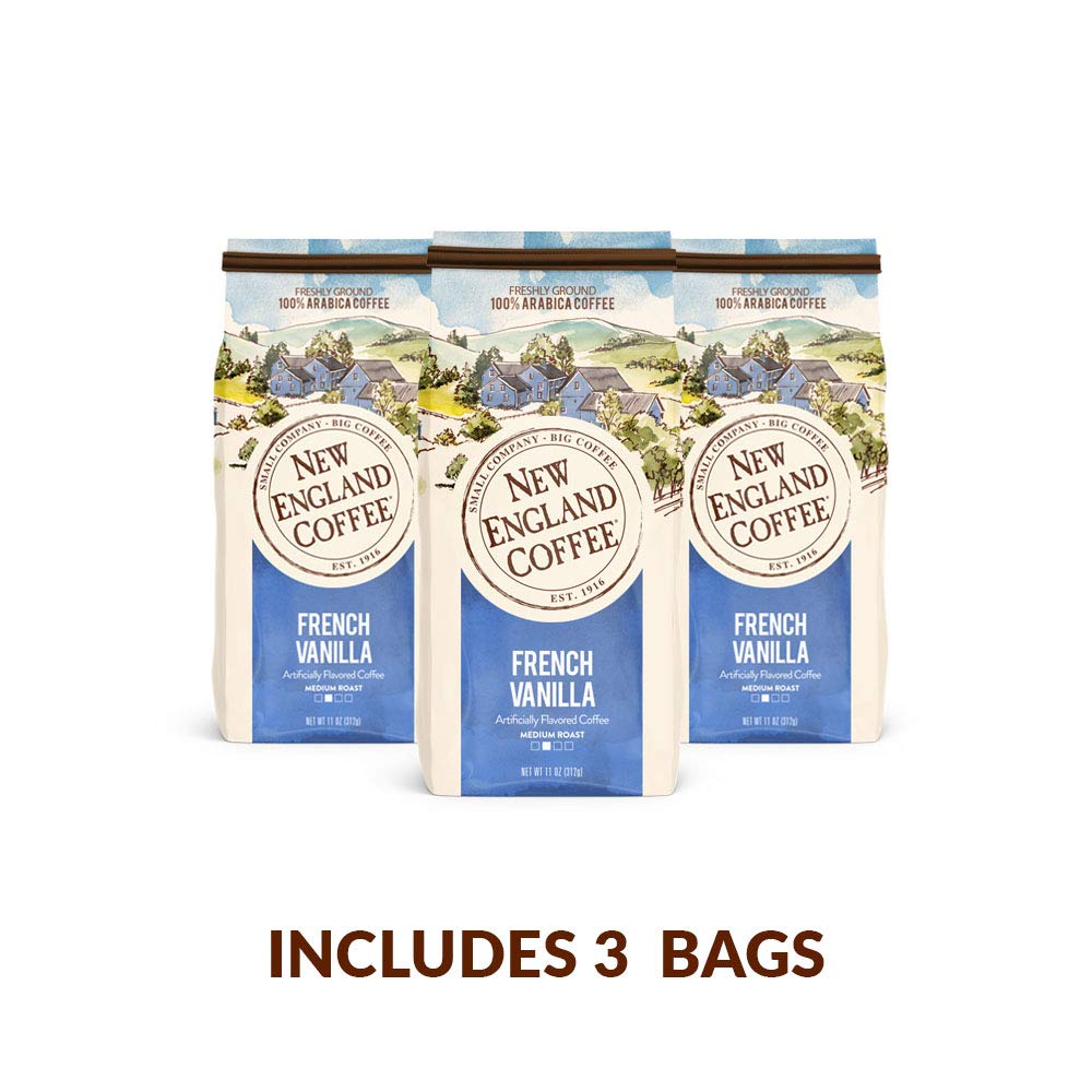 New England Coffee small-batch roasted beans deliver consistent flavor.