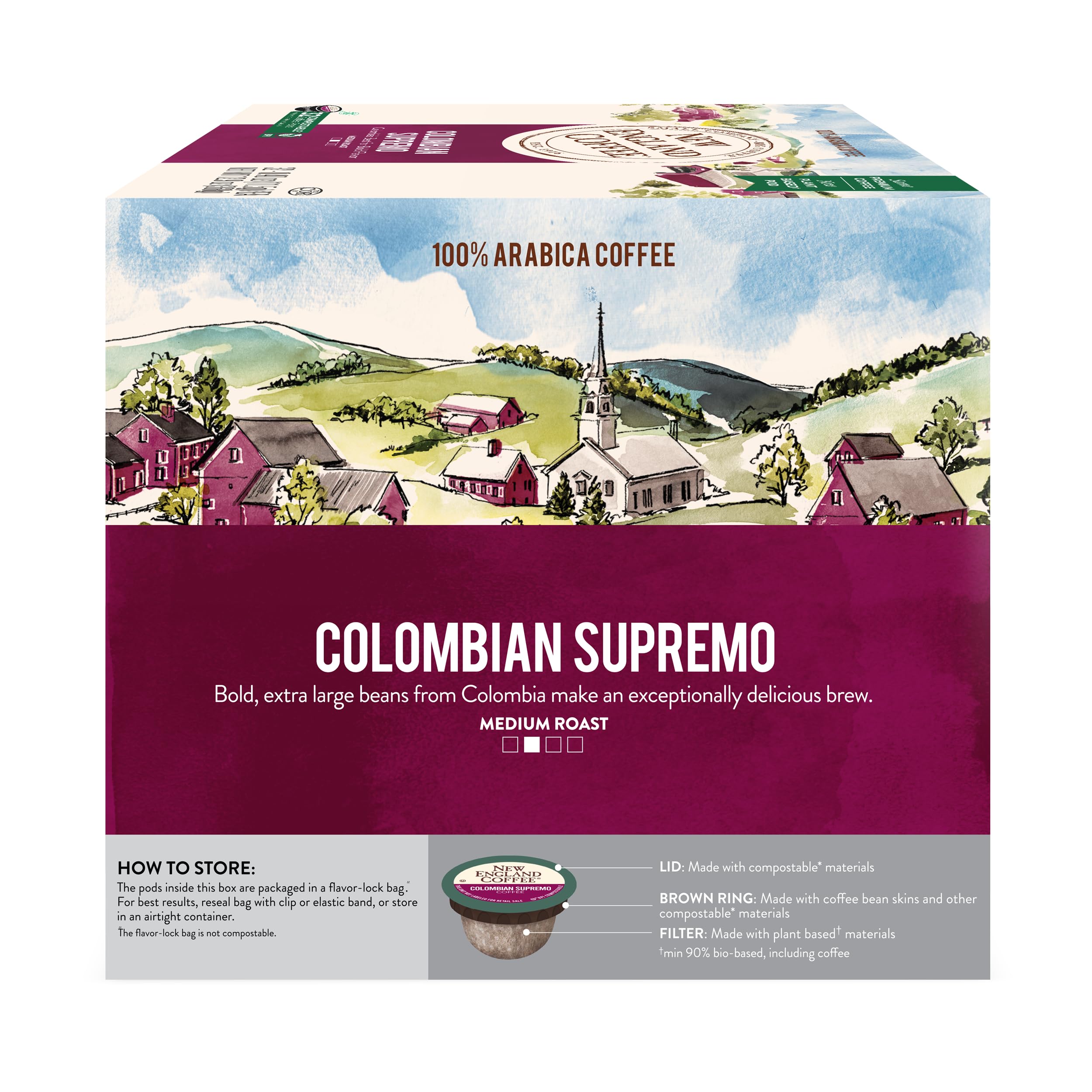 Small-batch roasting scene illustrating careful production of the Colombian Supremo blend.