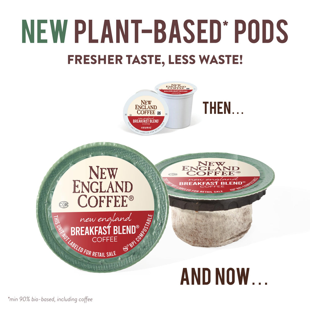 New England Coffee small-batch roast for consistent flavor.