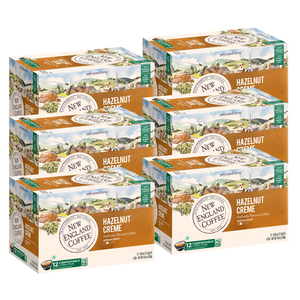 New England Coffee Sustainable Cup Project branding on packaging
