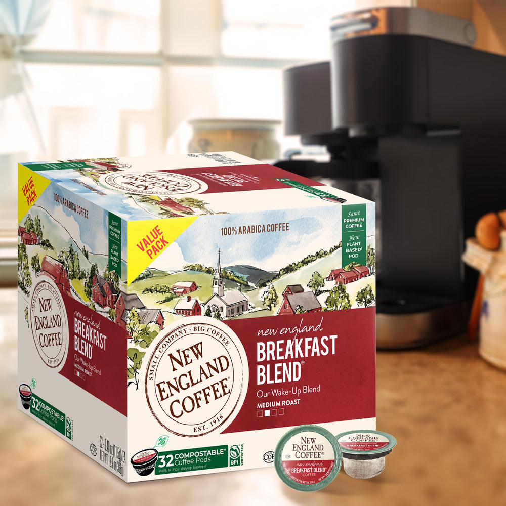 New England Coffee supports the Sustainable Cup Project for better farming communities.