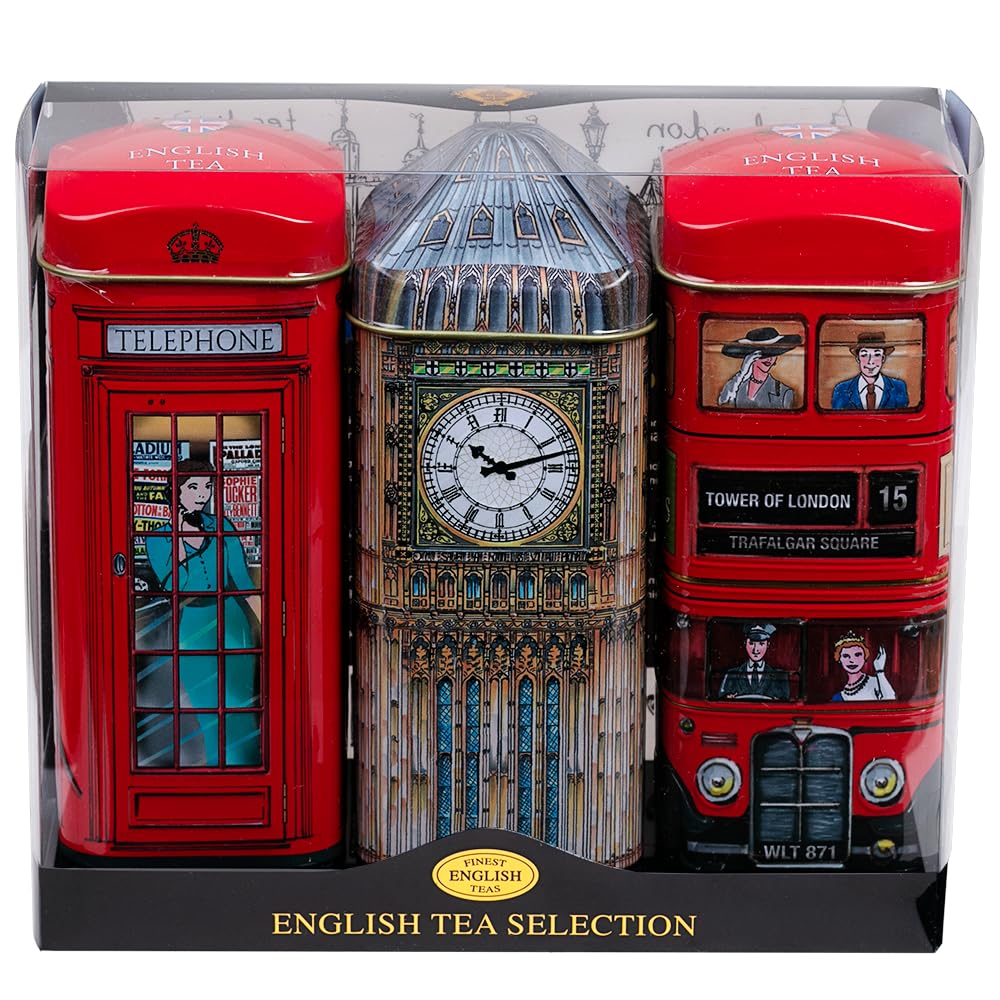 New English Teas British Heritage Big Ben tin for a traditional English Breakfast ritual.