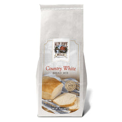 New Hope Mills Country White Bread Mix pack-front for easy home baking.