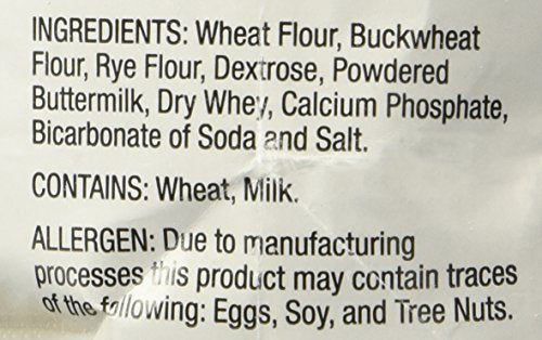 New Hope Mills Old Fashion Buckwheat Pancake Mix stack of pancakes for serving