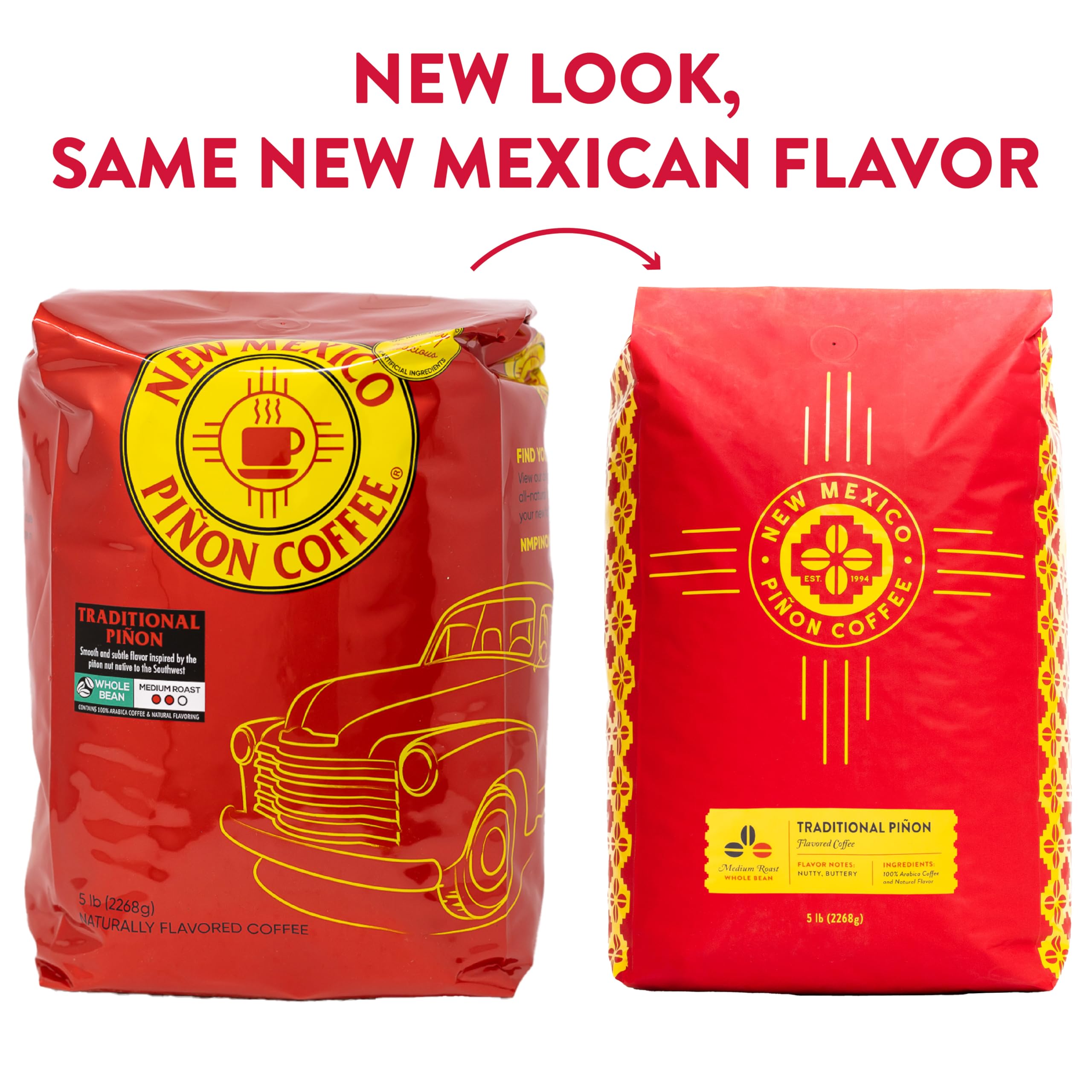 New Mexico Piñon Coffee eco-friendly packaging supports responsible sourcing and fresh flavor