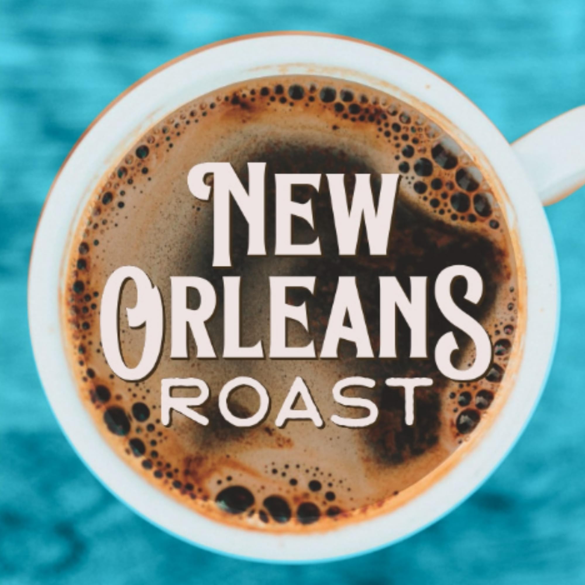 New Orleans Roast chicory coffee substitute pairs with cream for comforting flavor.