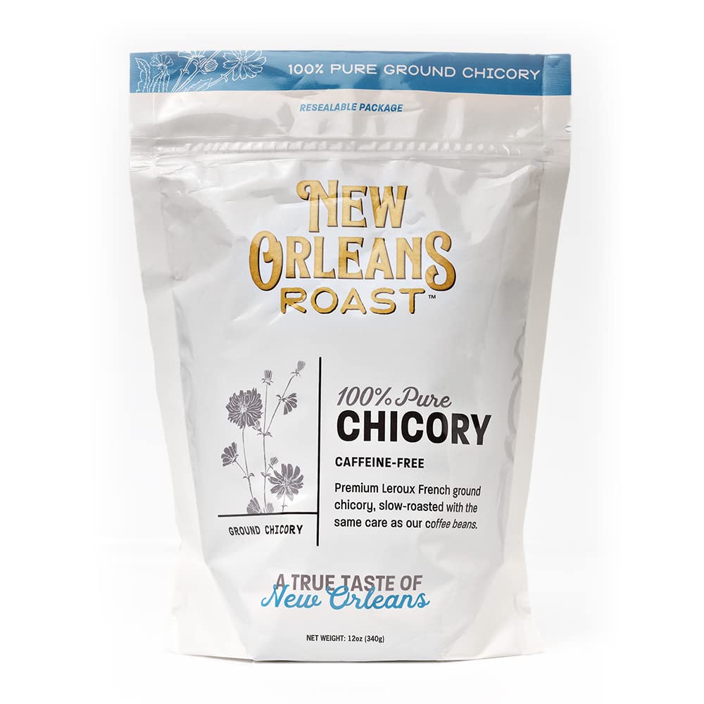 New Orleans Roast chicory in jar—versatile substitute you can blend with regular coffee.