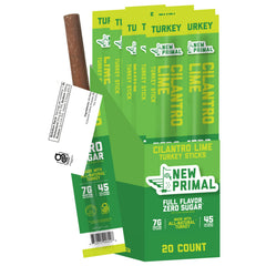 New Primal cilantro lime turkey sticks pack ready for on-the-go snacking.