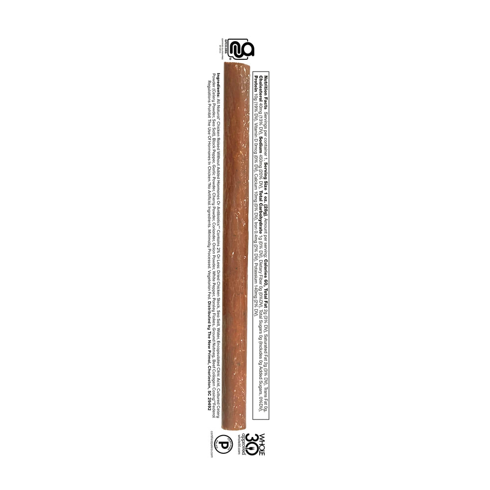 New Primal Rotisserie Chicken Stick 1-ounce portion for easy portability