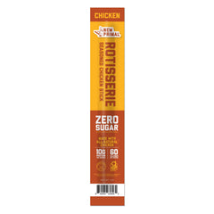 New Primal Rotisserie Chicken Stick packaging showcases convenient high-protein snack