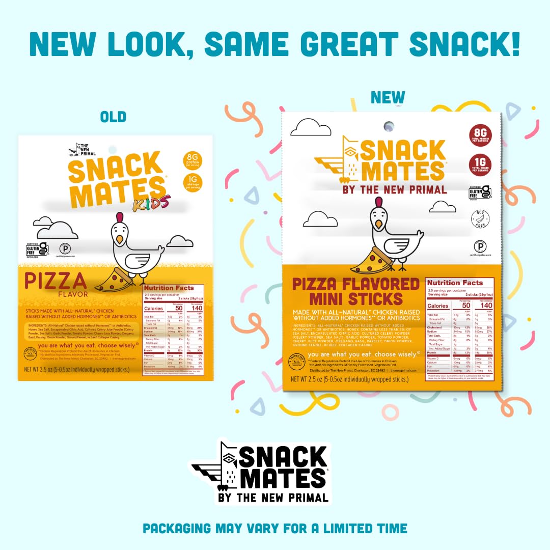 New Primal shows 1g natural sugar from honey on label