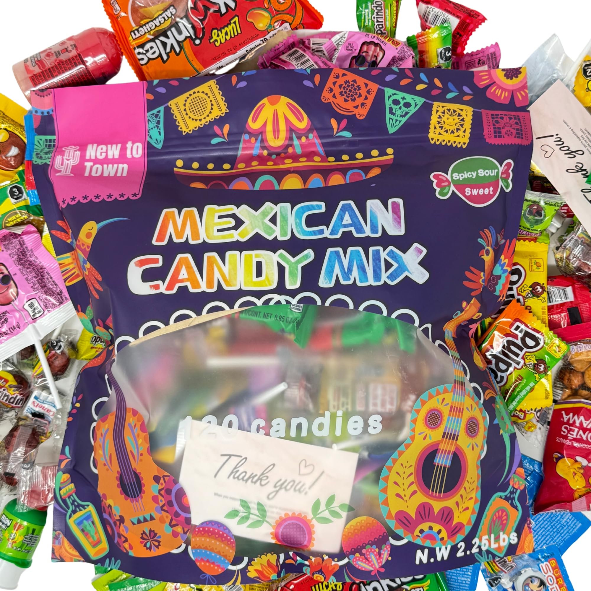 New To Town De La Rosa Bola snack, classic brittle candy for nostalgic moments.