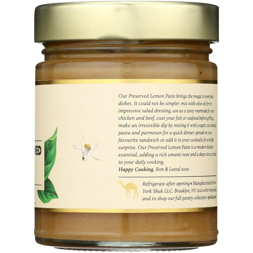 New York Shuk Preserved Lemon Paste dressing shows vibrant salad lift.
