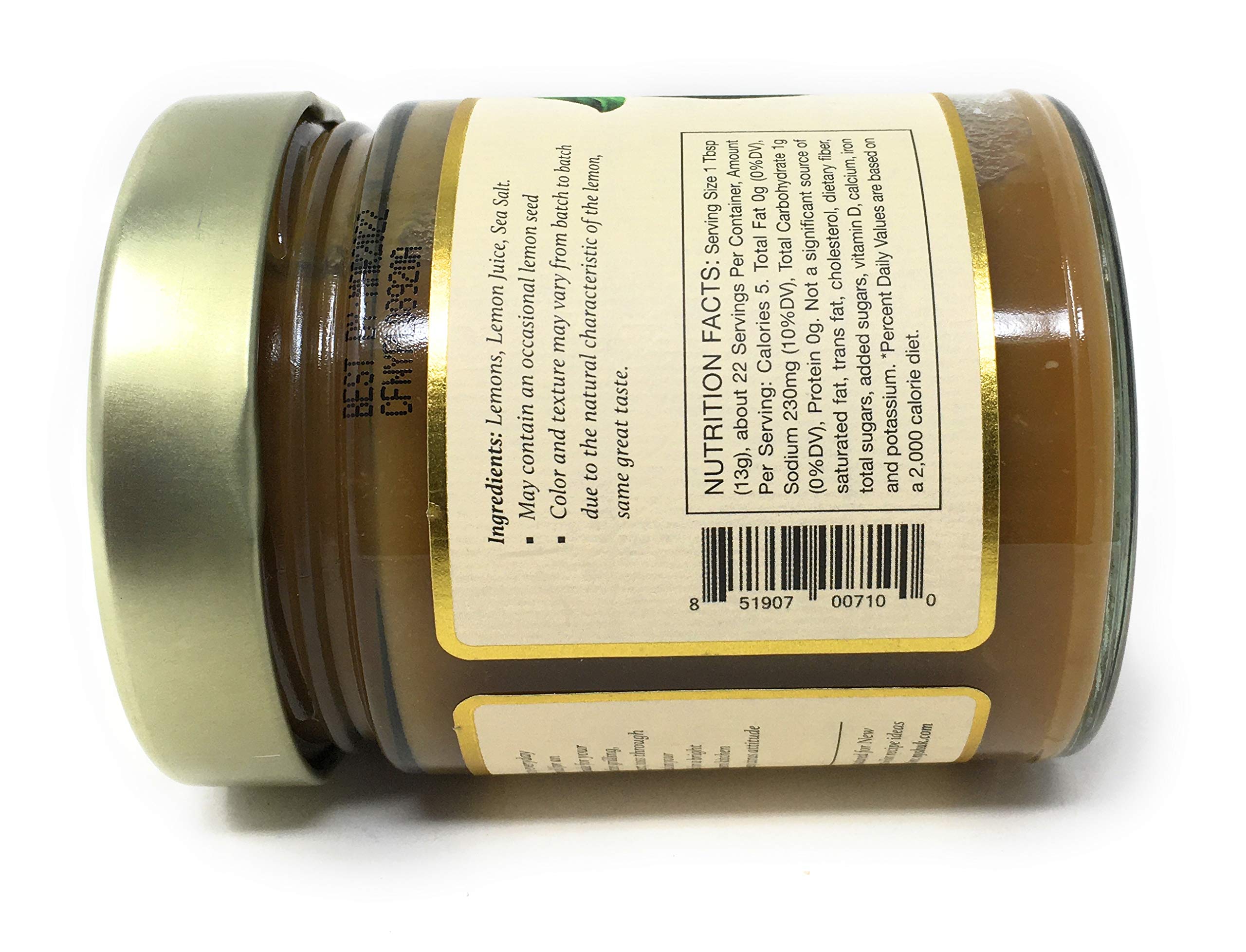 New York Shuk Preserved Lemon Paste label highlights natural ingredients and versatility.