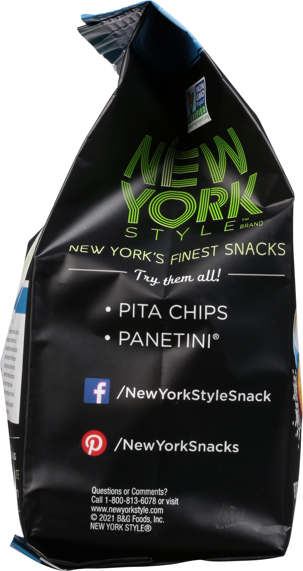 New York Style Bagel Crisps enjoyed straight from the bag.