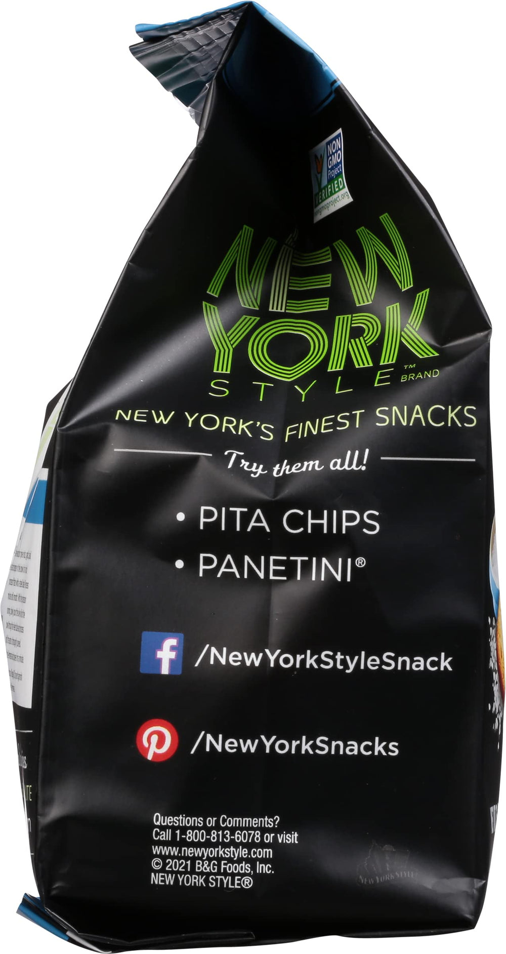 New York Style Bagel Crisps enjoyed straight from the bag.