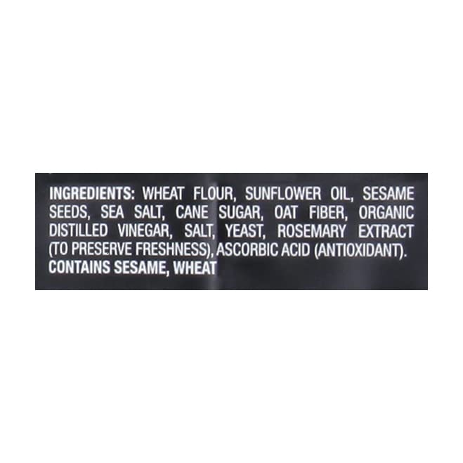 New York Style Bagel Crisps sesame snack, ideal for parties or home munching.
