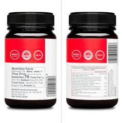 New Zealand Honey Co Manuka honey drizzle on spoon, tasty drizzle for toppings.