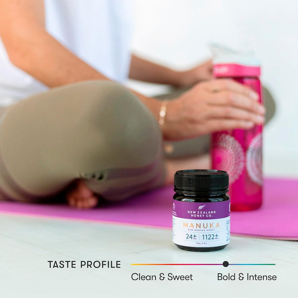 Dissolving New Zealand Honey Co. Manuka honey into tea delivers fragrant, balanced sweetness.
