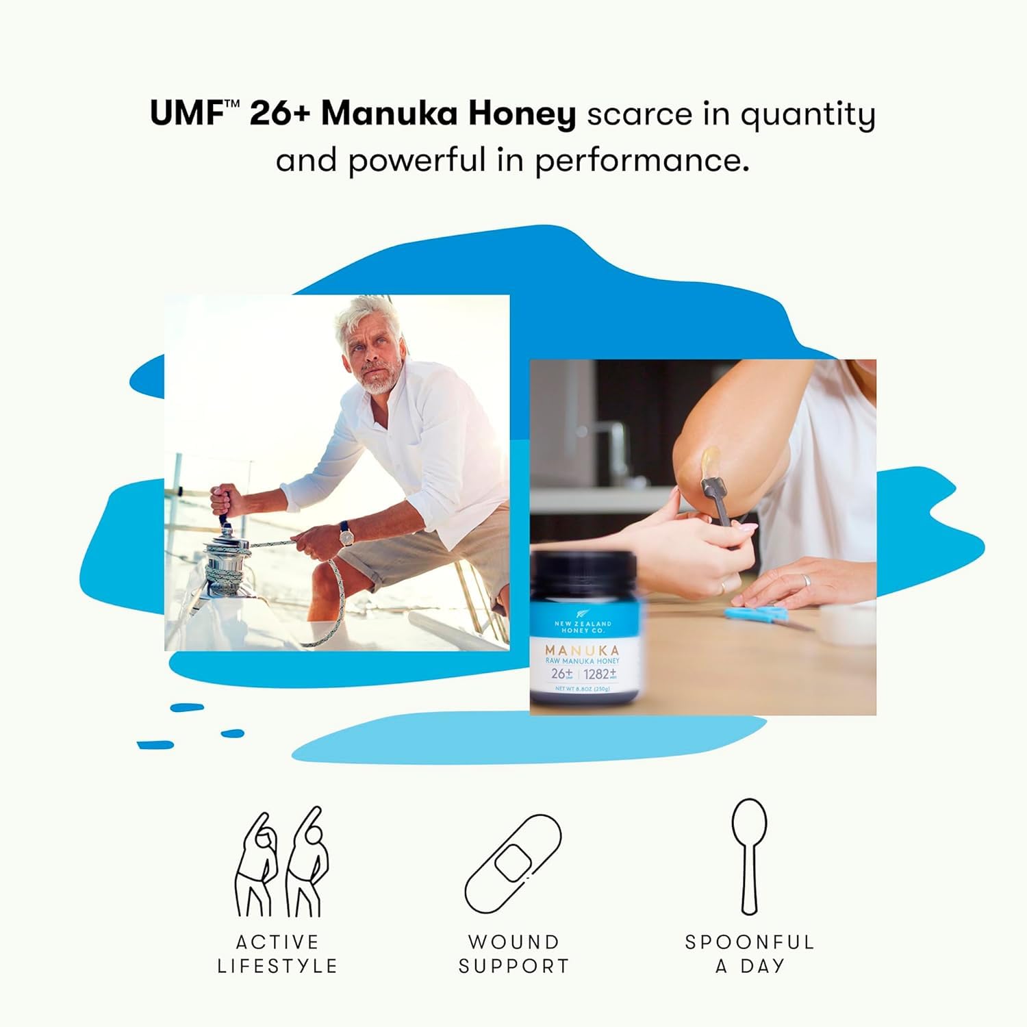 New Zealand Honey Co Manuka honey in tea for fragrant warmth