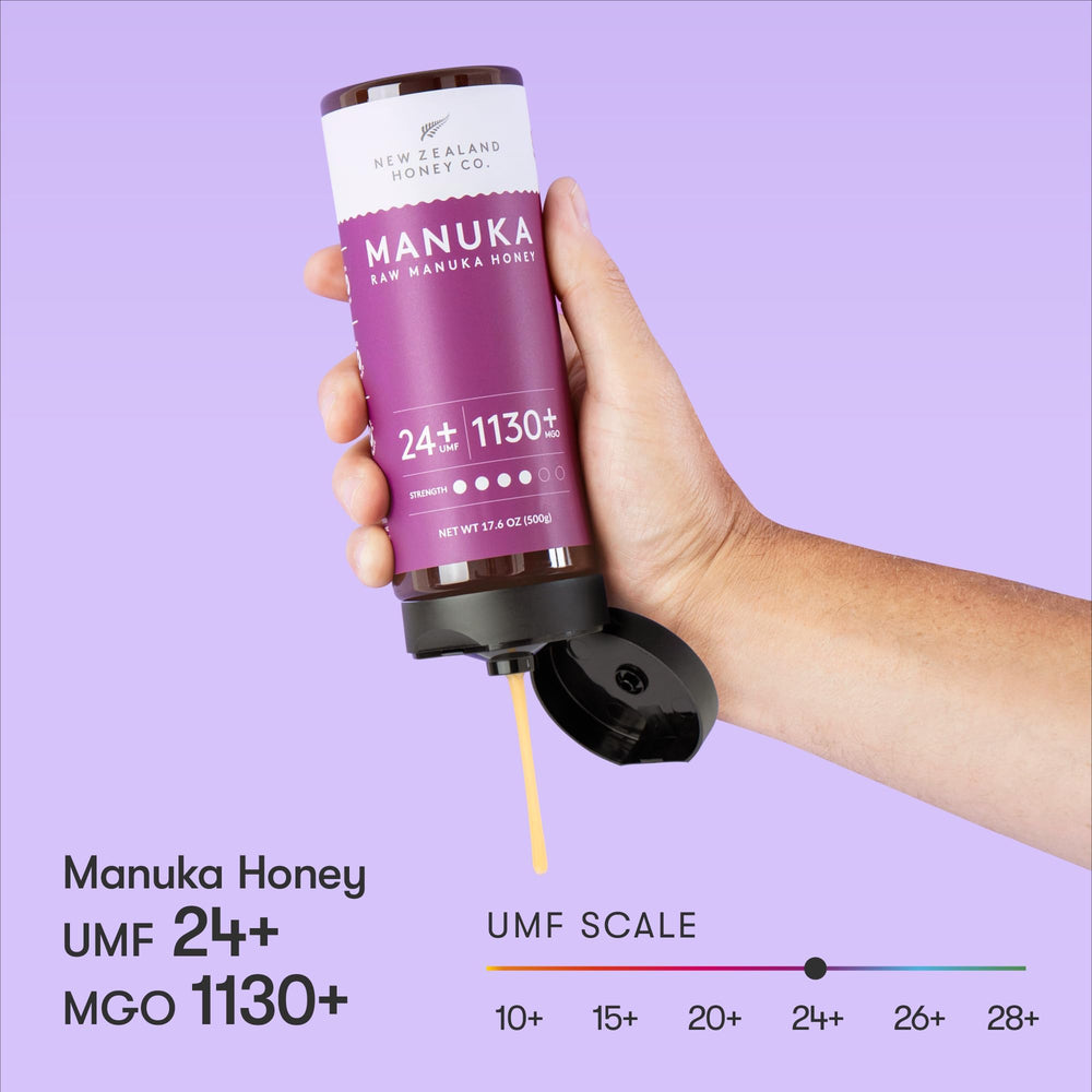New Zealand Honey Co. Manuka UMF24 on yogurt adds flavor.