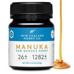 New Zealand Honey Co Manuka UMF 26+ bottle highlighting premium quality for everyday sweetness