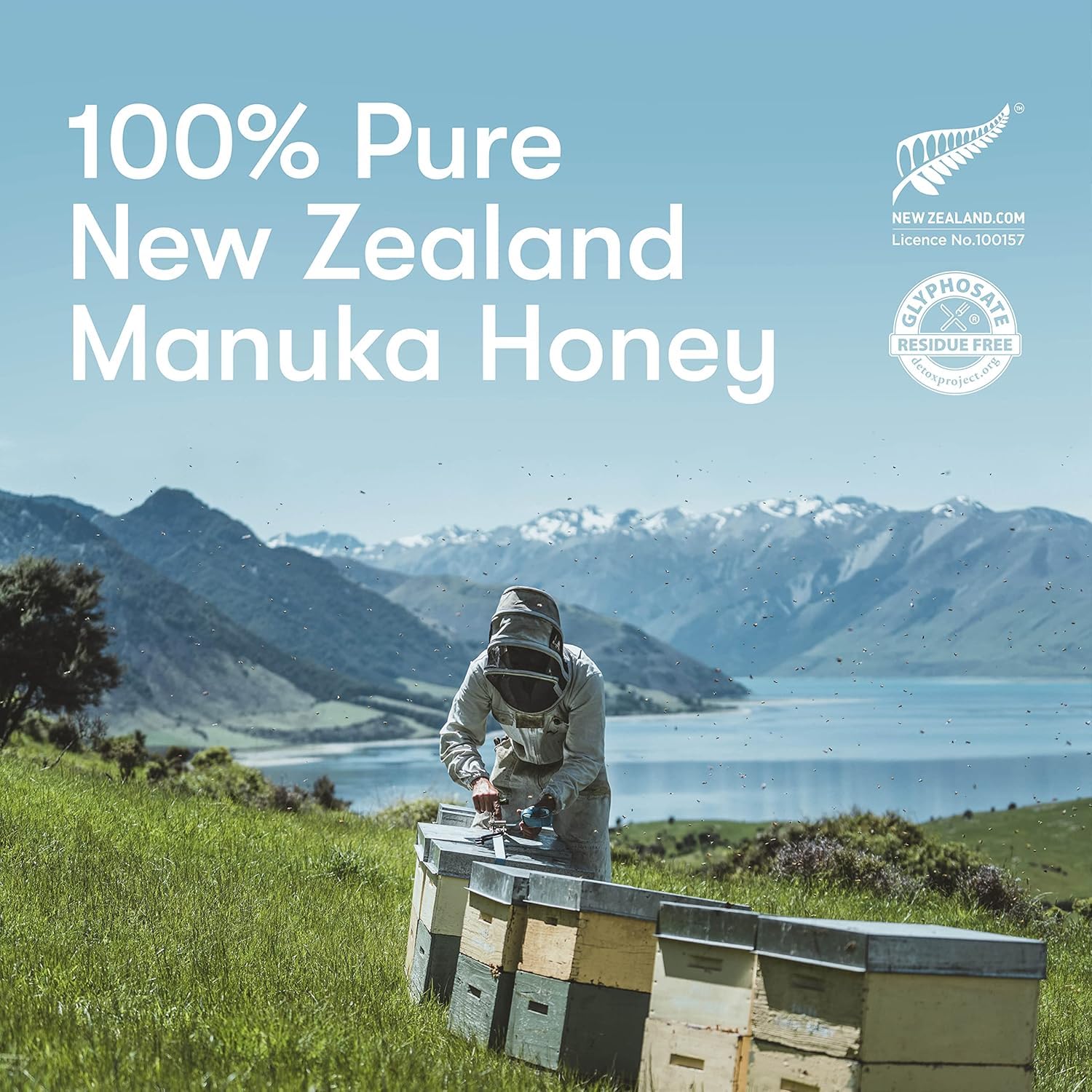 New Zealand Honey Co. packaging box, ready for gifting.