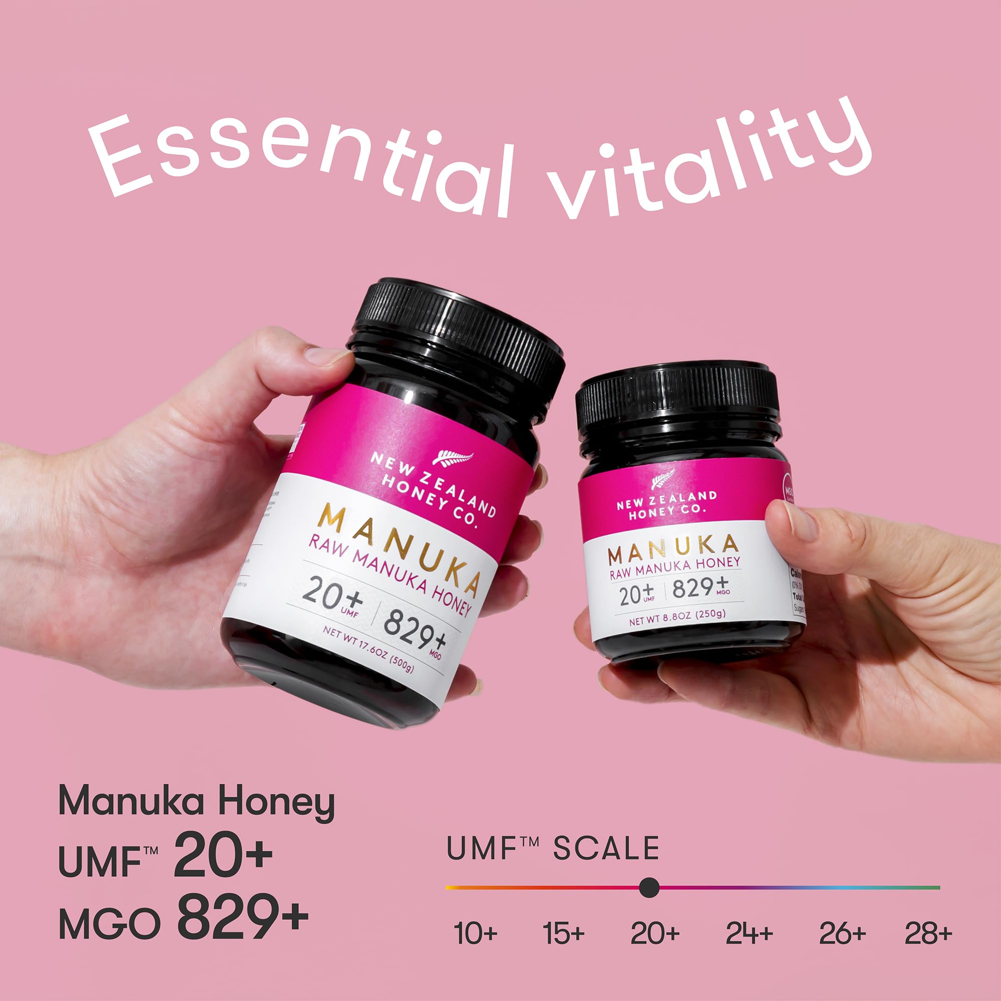 New Zealand Honey Co spoonful serving for easy daily energy on demand.