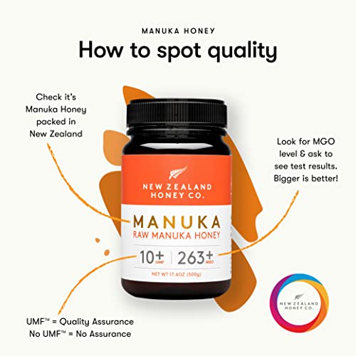 New Zealand Honey Co UMF10 Manuka honey packaging