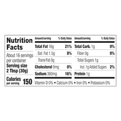 Newman's Own Caesar dressing label detail highlights quality ingredients for bold, savory dressing.