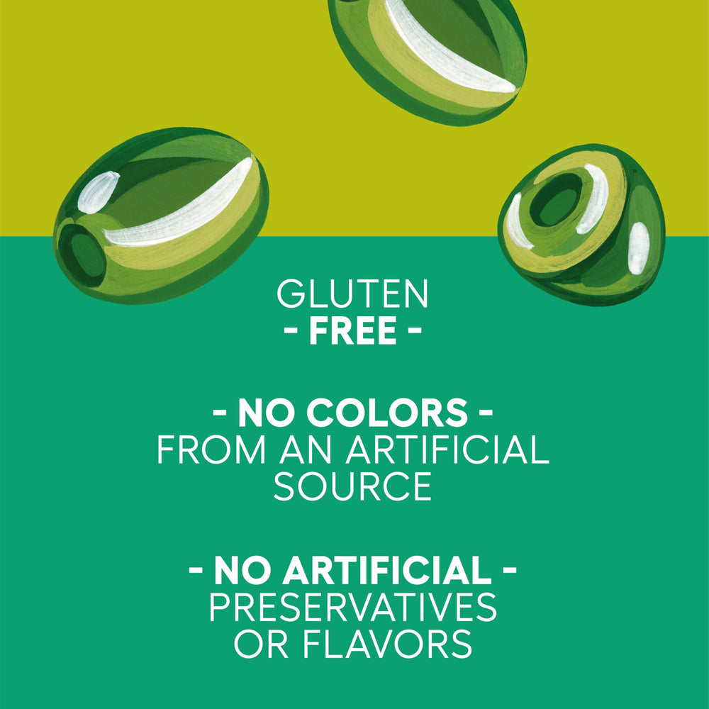 Close-up label highlights no artificial flavors for peace of mind