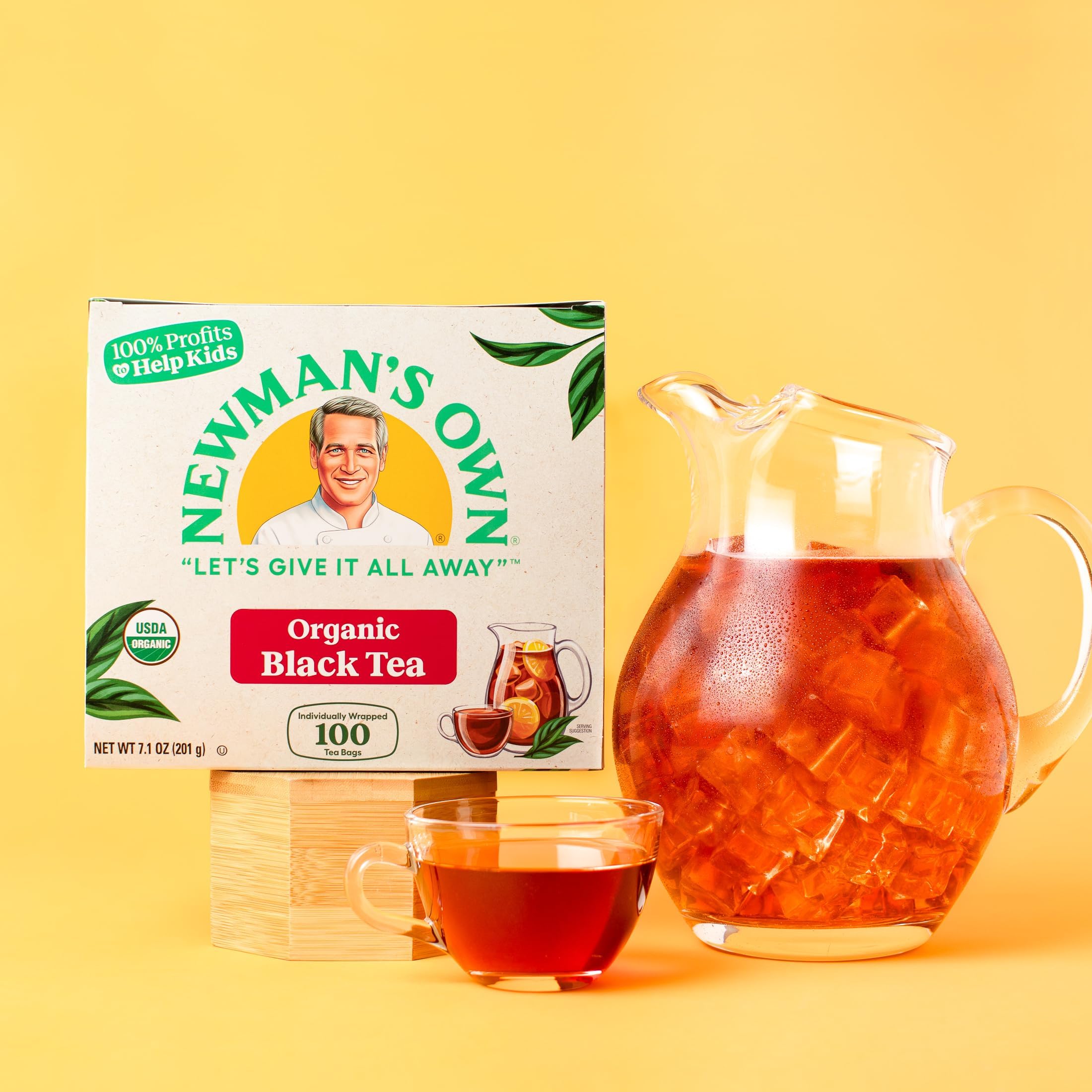 Newman's Own Organic Black Tea pantry setup for daily ritual