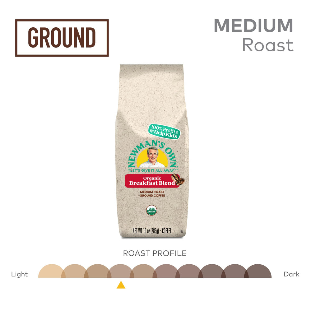 Aromas rise as Newman's Own Organic Breakfast Blend brews