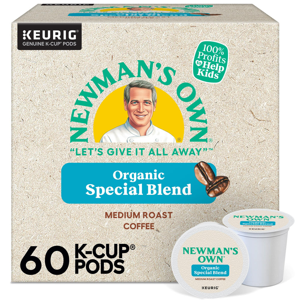 Newman's Own Organic Special Blend K-Cup pack and pods for convenient brewing