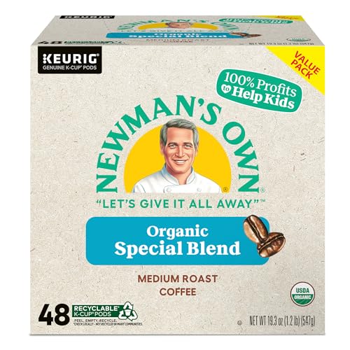 Opened box showing aroma of Newman's Own Organic Special Blend