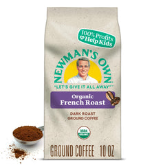 Newman's Own Organics French Roast bag front showing bold flavor for morning rituals