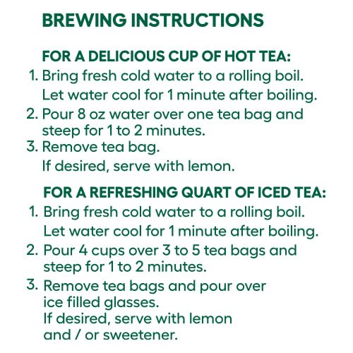 Individually wrapped Newman's Own Organic Green Tea bags ideal for travel