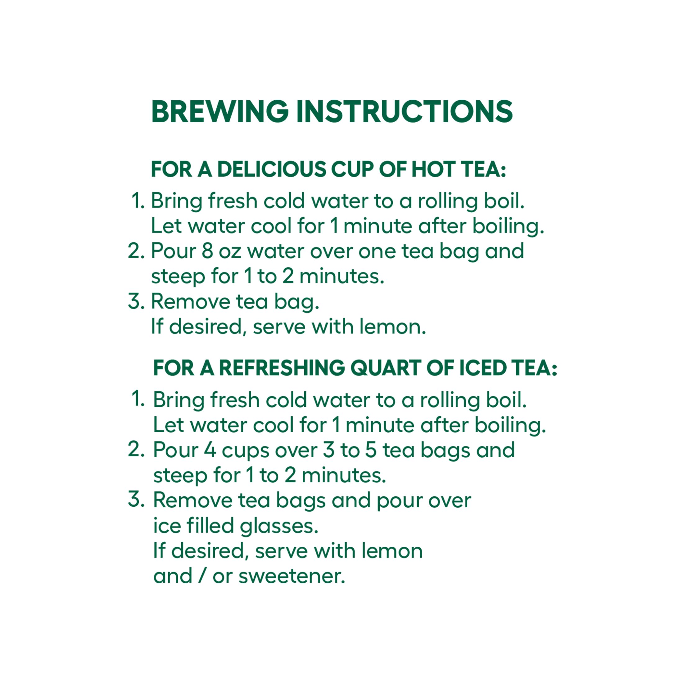 Newman's Own Organics Royal Green Tea packaging notes dietary options for dairy-free and gluten-free users.
