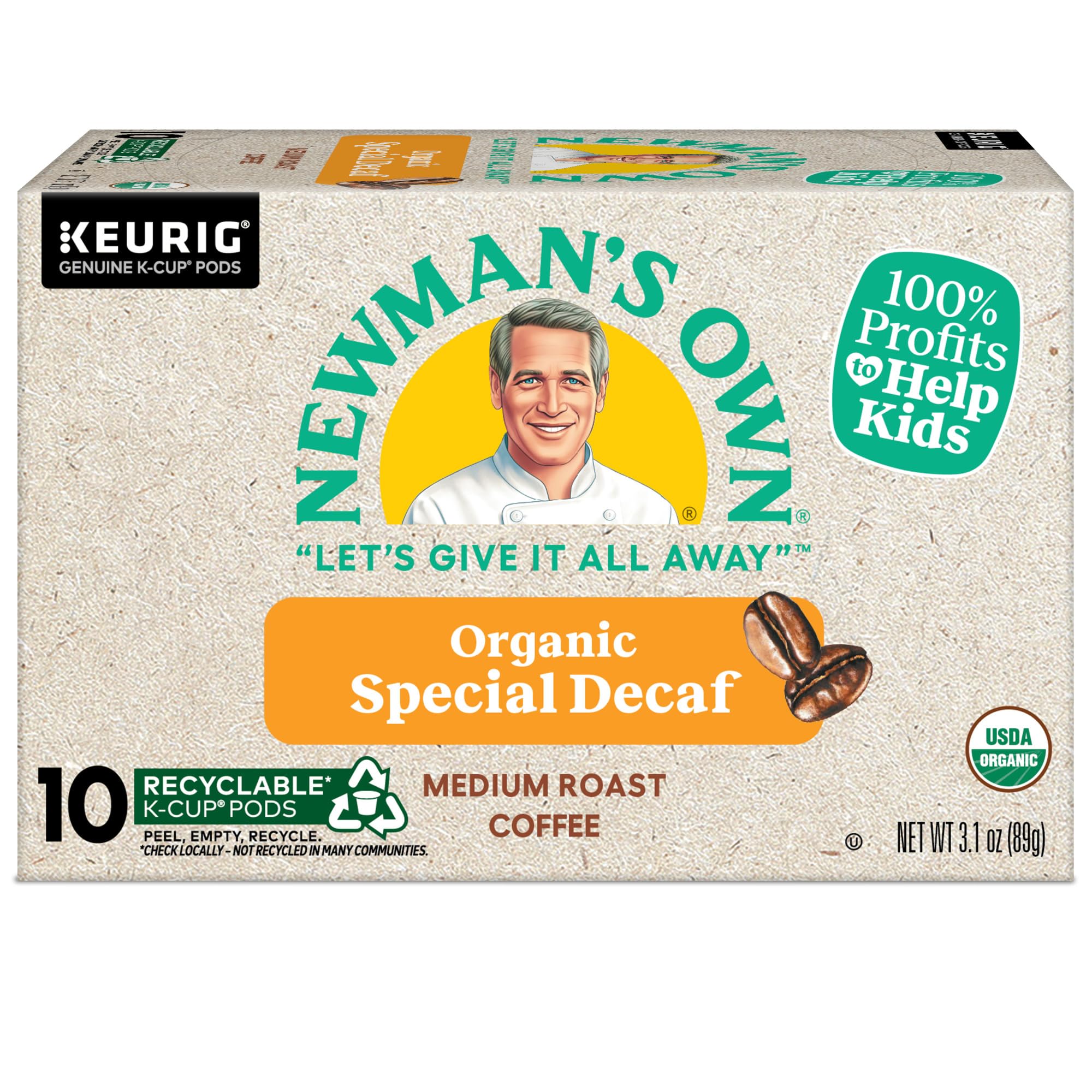 Newman's Own Organic Special Blend Decaf origin notes