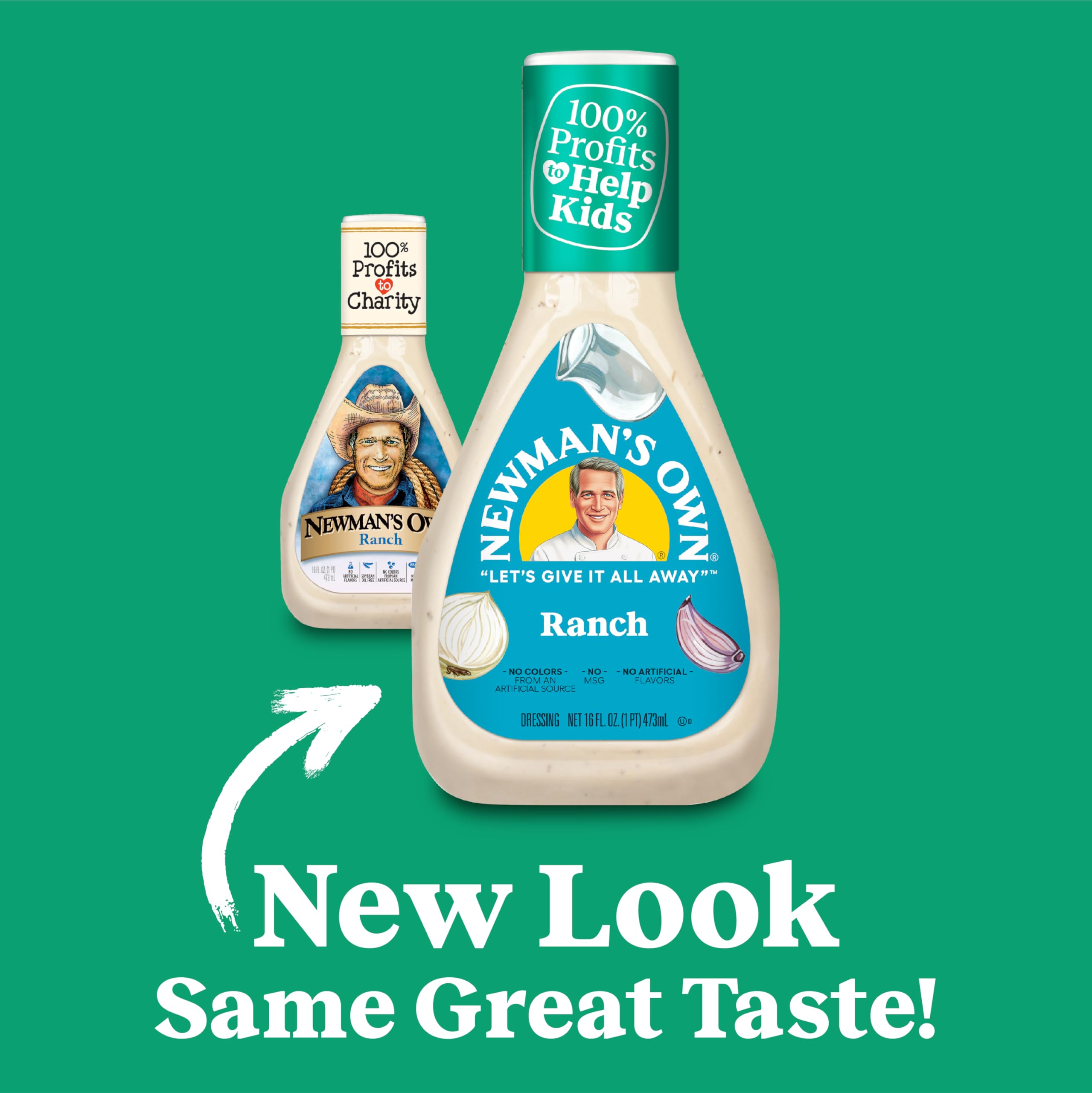 Newman's Own Ranch dressing product shot, versatile for dips and dressings