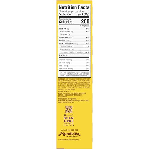 Newtons Fig Bars feature real fruit in a soft, chewy bite.