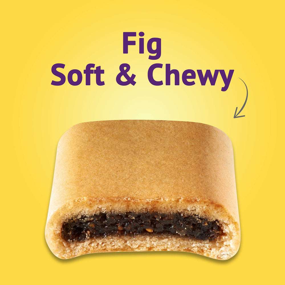 Newtons Soft & Fruit Chewy texture close-up shows chewy bite