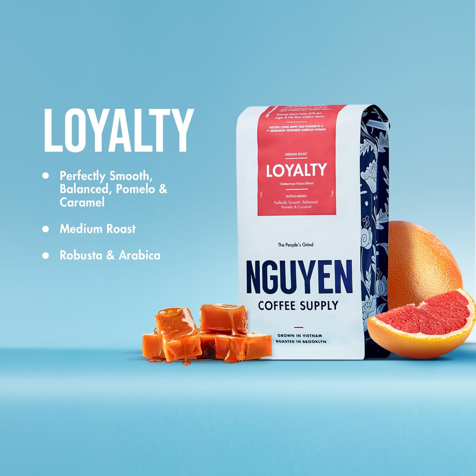 Nguyen Coffee Supply pomelo and caramel notes brighten mornings with subtle sweetness